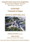 Concert clarinette et orgue à la Salpêtrière - Chapelle Saint-Louis de la Salpétrière