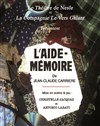 L'aide mémoire - Théâtre de Nesle - petite salle