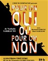 Pour un oui ou pour un non - Albatros Théâtre - Salle Magasin