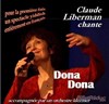 Claude Liberman chante Dona Dona - Théâtre de Nesle - grande salle 