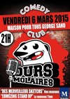 Ours Molaires Comedy Club ! - Maison pour tous George Sand