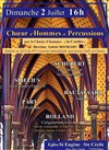 Choeur d'Hommes, Orgue et Percussions - Eglise Saint-Eugène Sainte-Cécile