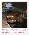 Croisière "Faites votre vin..." sur le canal Saint-Martin - Bateau Canauxrama / Embarcadère du Bassin de la Villette