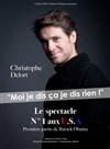 Christophe Delort dans Moi je dis ça je dis rien! - Théâtre de Dix Heures