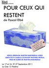 Pour ceux qui restent - Théâtre Lepic