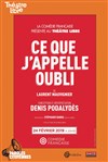 Ce que j'appelle oubli - Espace Culturel André Malraux