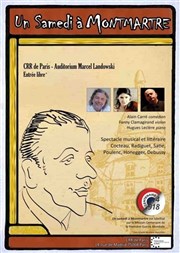 Un samedi à Montmartre Conservatoire  Rayonnement Rgional Affiche