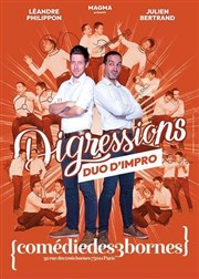 Digressions - Duo d'impro Comdie des 3 Bornes Affiche