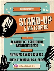 Stand up à ma fenêtre Ma fentre Affiche