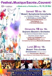 Trio à Cordes : Divertimento de Mozart Couvent de l'Annonciation Affiche