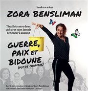 Zora Bensliman dans Guerre, paix et bidoune Thatre Pierre de Roubaix Affiche