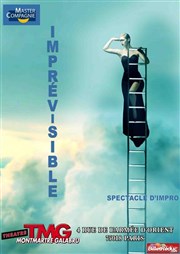 Imprévisible, le spectacle 100% improvisé Thtre Montmartre Galabru Affiche