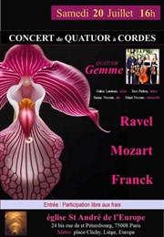 Concert de quatuor à cordes Eglise Saint Andr de l'Europe Affiche