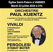 Orchestre Paul Kuentz : Vivaldi / Pergolesi | Vannes Eglise Saint-Patern Affiche