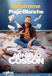 Arnaud Cosson dans Le syndrome de la page blanche La Comdie des Alpes Affiche