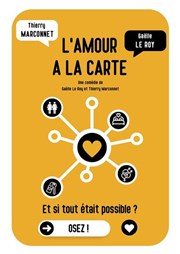 L'amour à la carte Kezaco Caf Thtre Affiche