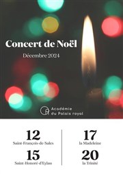 Concert de Noël Eglise de la Trinit Affiche