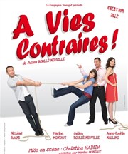 A vies contraires Thtre Portail Sud Affiche