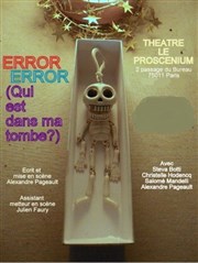 Error Error Thtre le Proscenium Affiche