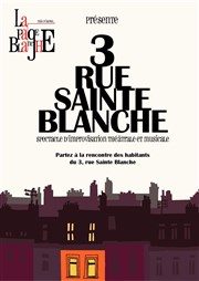 3 rue Sainte-Blanche Thtre Divadlo Affiche