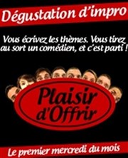 Dégustation d'impro avec les Plaisir d'Offrir Le Moulin  Caf Affiche