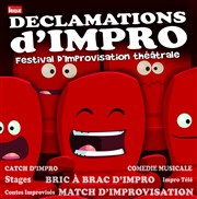 Le match d'impro la Brique VS La Réunion La Comdie de Toulouse Affiche