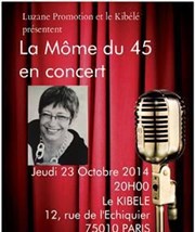 La môme du 45 chante Piaf Le Kibl Affiche