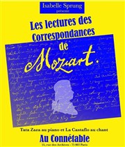 Lecture des Correspondances de Mozart Le Conntable Affiche