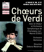 Choeurs de Verdi Thtre Grard Philipe Affiche