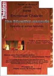 Une Education manquée, soirée Chabrier Thtre de Mnilmontant - Salle Guy Rtor Affiche