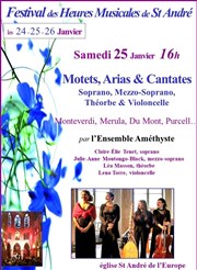 Motets, Arias et Cantates Baroques Eglise Saint Andr de l'Europe Affiche