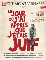 Le jour où j'ai appris que j'étais juif Thtre du Petit Montparnasse Affiche