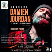 Damien Jourdan en duo avec Pierre Coutaudier Caf culturel Les cigales dans la fourmilire Affiche