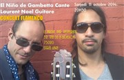 Concert + Jam flamenco : El niño de Gambetta, Laurent Noel Le Jardin Affiche