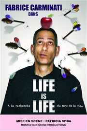 Fabrice Carminati dans Life is Life Thtre Comdie de Lille Affiche