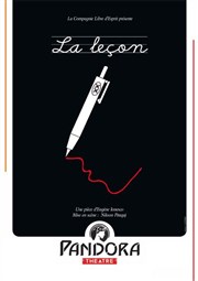 La leçon Pandora Thtre Affiche