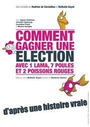 Comment gagner une élection avec 1 lama, 7 poules et 2 poissons rouges Thtre du Rempart Affiche