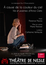 A cause de la couleur du ciel, vie et poèmes d'Anna Gréki Centre Culturel Algrien Affiche