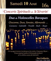 Duo de Violoncelles Baroques Eglise Saint Sverin Affiche