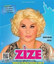 Zize dans La Famille Mamma Mia ! Caf-Thtre de la Poste Affiche