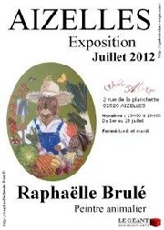 Exposition Raphaëlle Brulé à Aizelles Atelier-galerie Galerie d'Art Expo Affiche