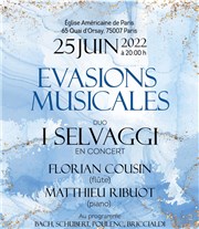 Evasions musicales : Duo I Selvaggi American Church in Paris Affiche