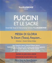 Puccini et le Sacré Eglise Notre Dame des Blancs Manteaux Affiche