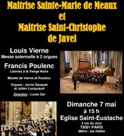 Maîtrise de Meaux et Maîtrise de Saint-Christophe Eglise Saint Eustache Affiche