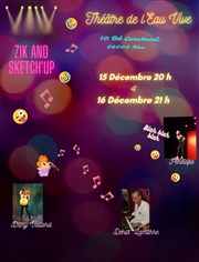 Zik and Sketch'up Thtre de l'Eau Vive Affiche