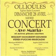 Concert de musique sacrée Eglise Affiche