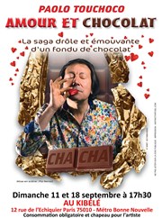 Paolo Touchoco dans Amour et chocolat Le Kibl Affiche