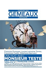 Une nuit avec Monsieur Teste Thtre des Gmeaux - salle du Dme Affiche