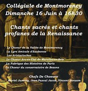 Chants sacrés et chants profanes de la Renaissance Collgiale Saint Martin Affiche