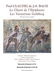 Chant de l'Epiphanie Thtre du Nord Ouest Affiche